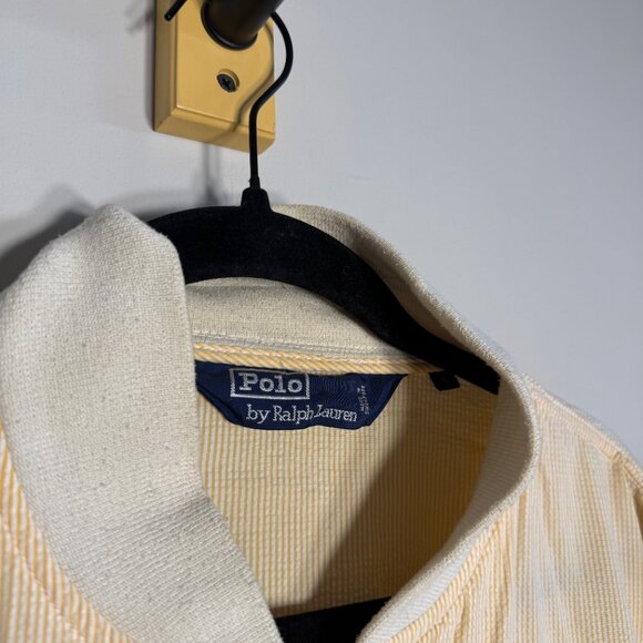 Vintage Polo by Ralph Lauren Three Pocket Striped Bomber - Picture 3 of 4